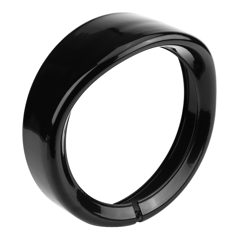 7" Schwarzer Scheinwerferring Für Fld Motorrad Trike Road King - Abdeckring
