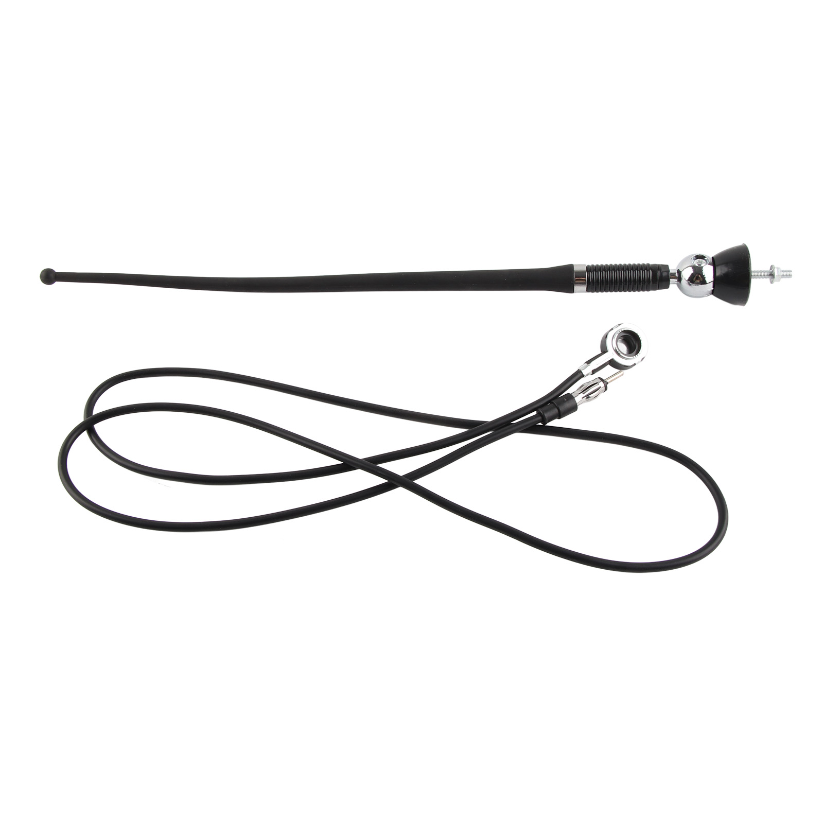 16-zoll-universal-autoantenne, Außendachantenne, Kfz-kompatibel, Schwarz