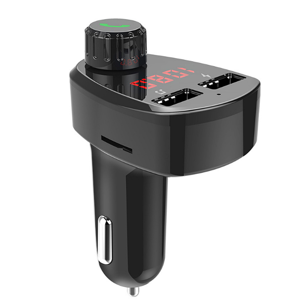 G13 Bluetooth-fm-autosender, Tragbarer Mp3-musikplayer Fürs Auto, Freisprecheinrichtung, Schwarzes Zubehör