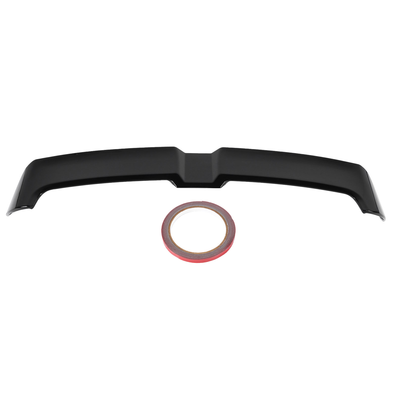 Aerodynamischer Heckscheibenspoiler Mit Sonnenblende Für Mk6 Standard 2009-2013, Glänzend Schwarz, Modifikationsteil.