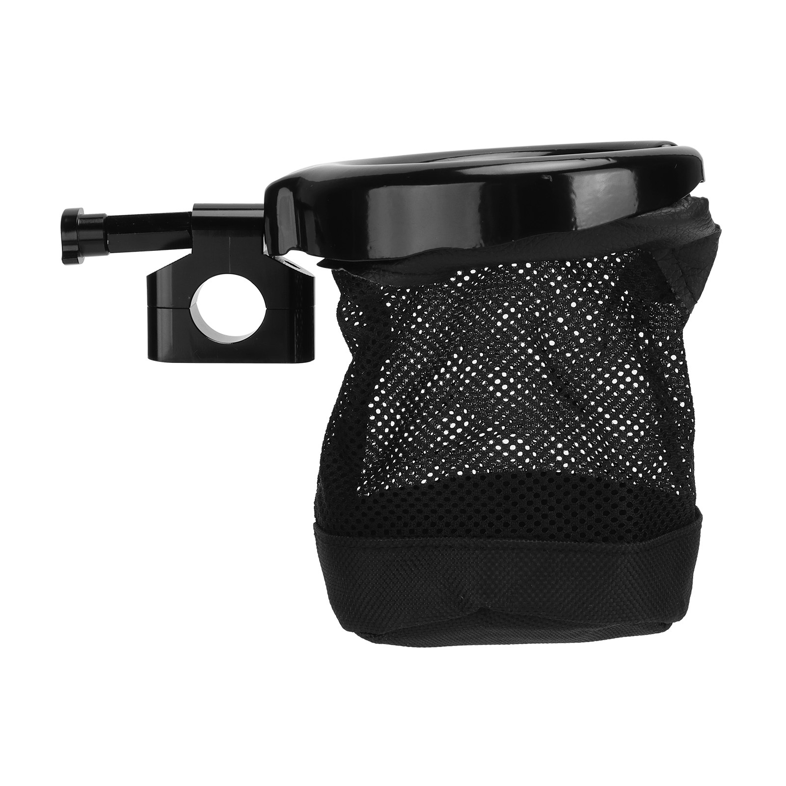 Klappbarer Getränkehalter Für Motorradlenker, Verstellbare Halterung, 7 Geschwindigkeiten, Universell, 22 Mm/0,9 Zoll, Schwarz