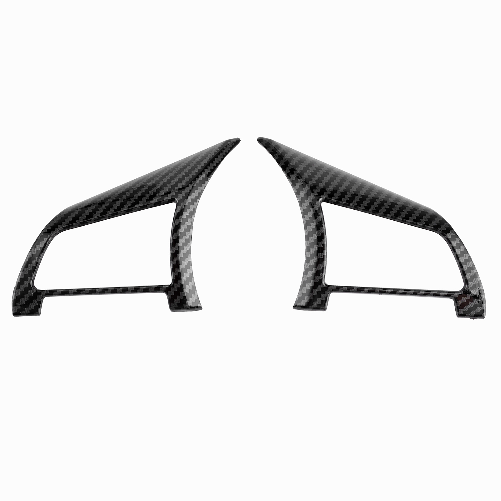 Lenkrad-interieurverkleidung Kompatibel Mit Nissan Sylphy/sentra/qashqai/x-trail (glänzend Schwarz, Carbonfaser-optik)