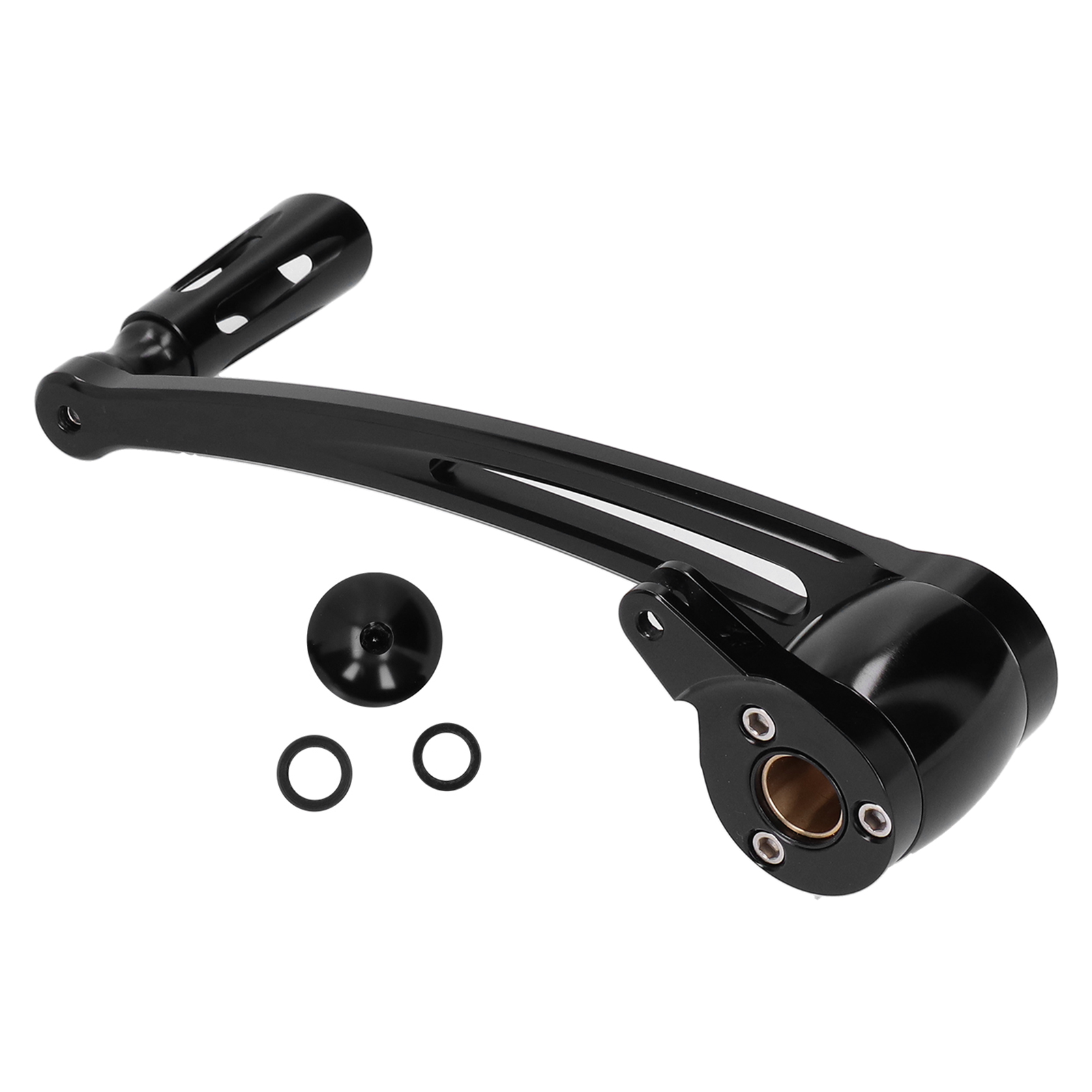 Modifiziertes Motorradbremspedal Aus Schwarzer Aluminiumlegierung, Kompatibel Mit Touring-modellen 2014-2020