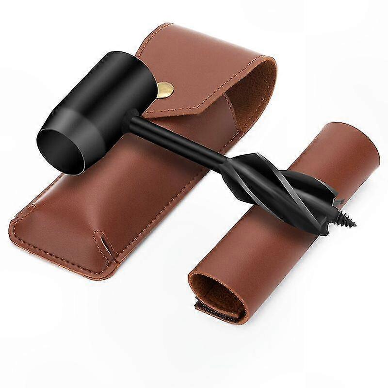 Manuelles Holzbohrer-set, Überlebenswerkzeug Mit Schraubenschlüssel Und Schaufel, Ideal Für Camping, Wandern Und Biwakieren Im Freien (schwarz)