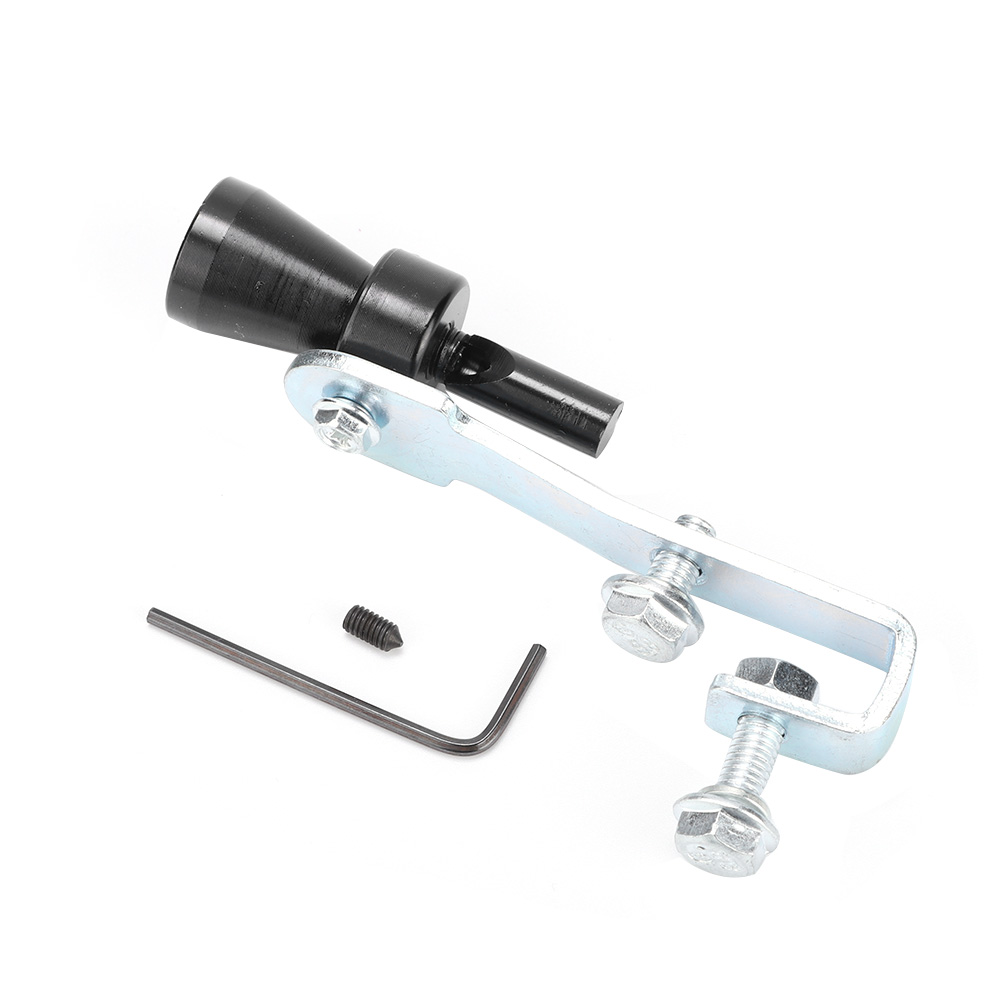 Schwarzes Aluminium-pfeifenauspuffrohr Für Fahrzeugmodifikationen, Sportliches Endrohr, Klangregulierung.
