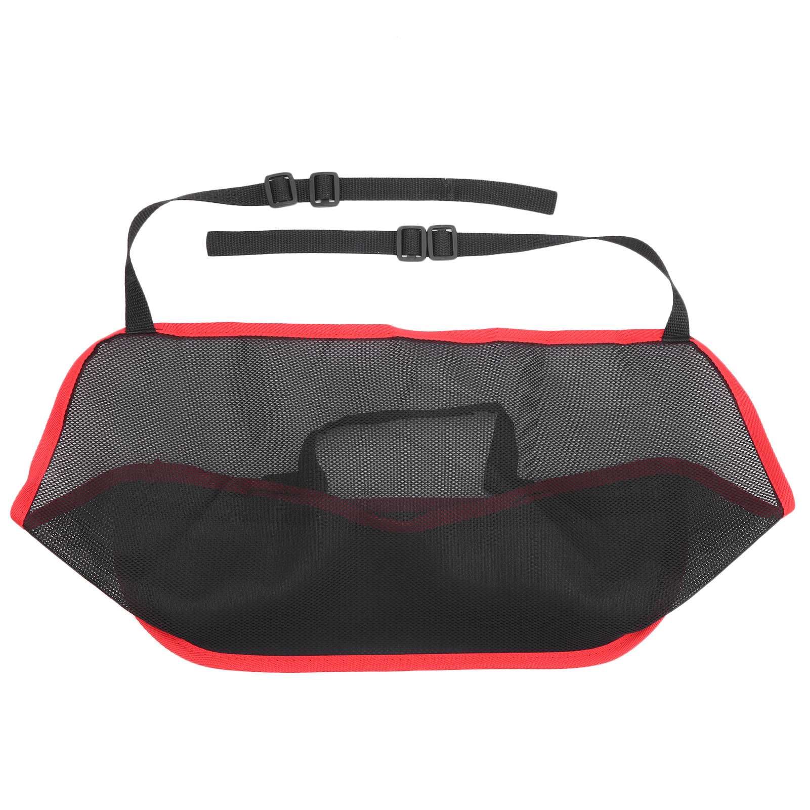 Universelles Auto-aufbewahrungsnetz, Sitzteilertasche, Hundegitter, Auto-innenausstattung, Schwarz Mit Rotem Rand