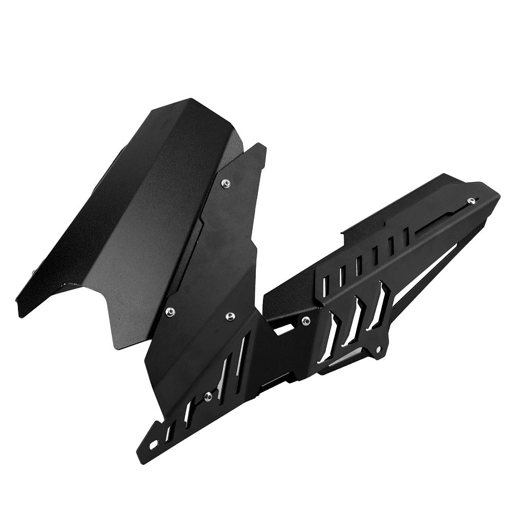 Cnc-gefräster Hinterer Kotflügel & Schwarzer Kettenschutz Für Yamaha Yzf R3 R25 2013-2017