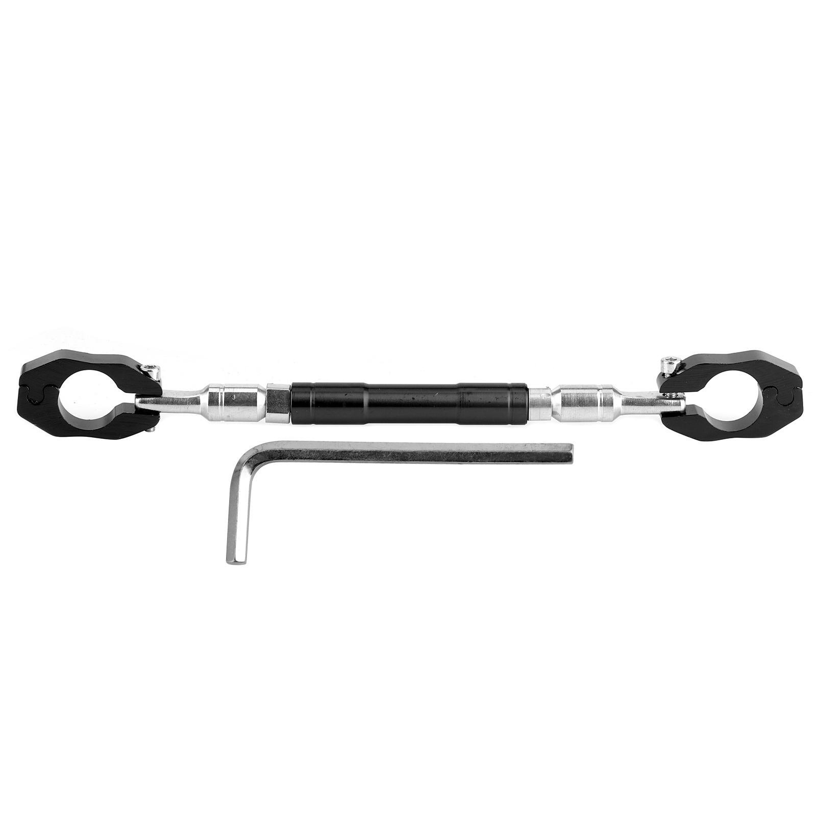 7/8-zoll-motorradlenker, Verstellbare Querstange, Verstärkter Balancehebel, Cnc-gefräste Aluminiumlegierung, Universell, Schwarz