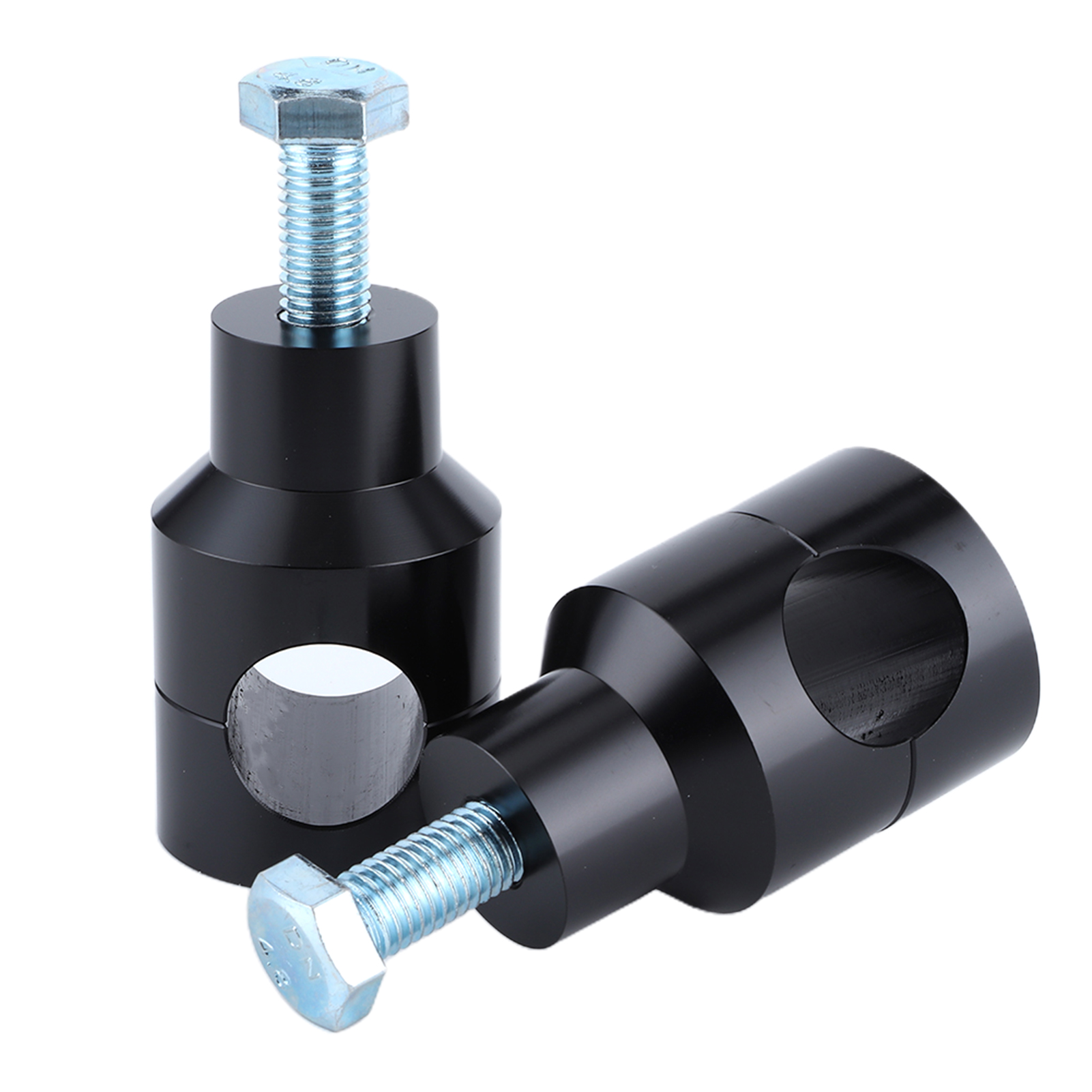 Universelle Schwarze 25-mm-/1,0-zoll-motorradlenkerhalterung, Höhenverstellbare Klemme Für Runde Lenker
