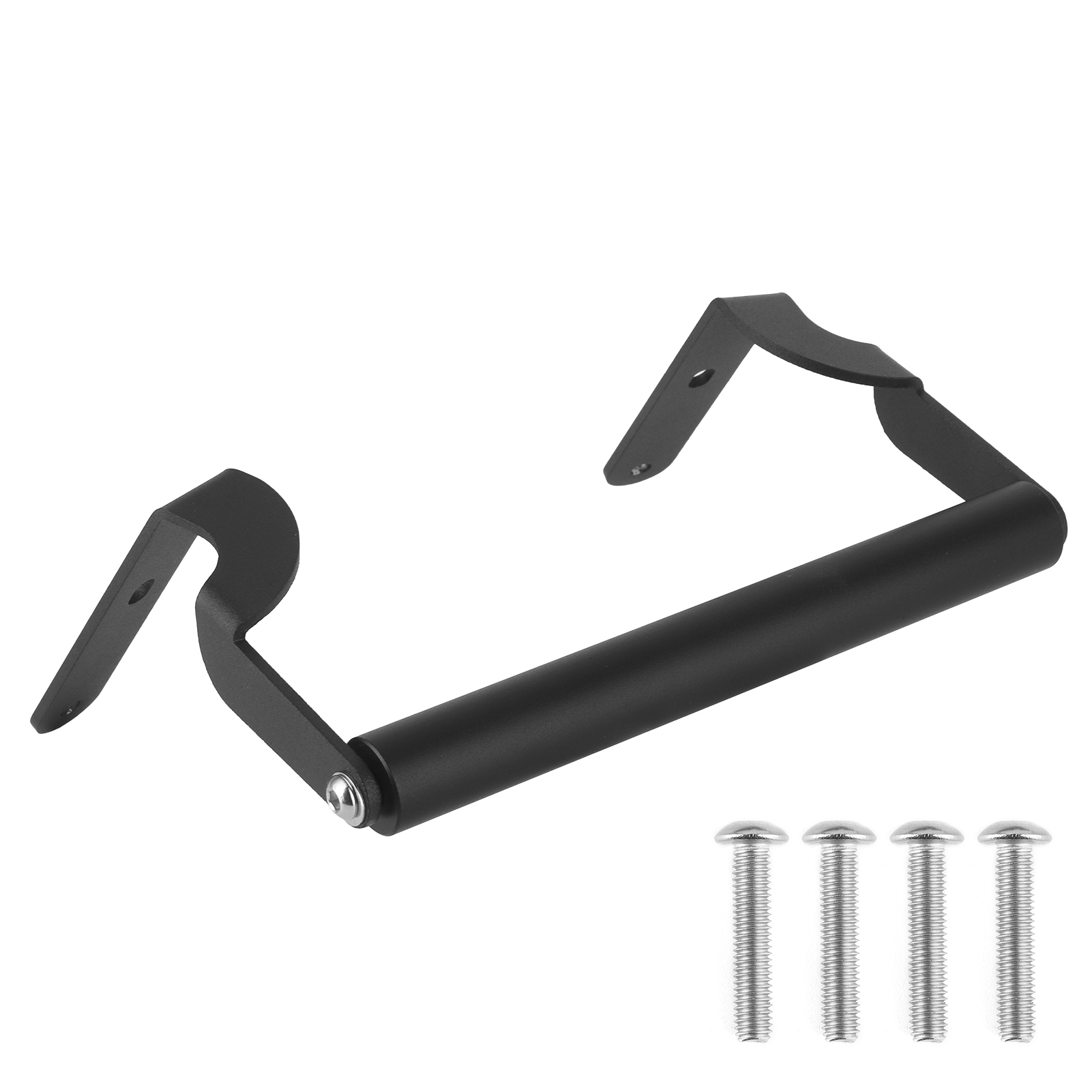 Robuste, Schwarze Motorrad-navigationshalterung Aus Metall, Gps-handyhalterungsset, Stabile Und Langlebige Fronthalterung.