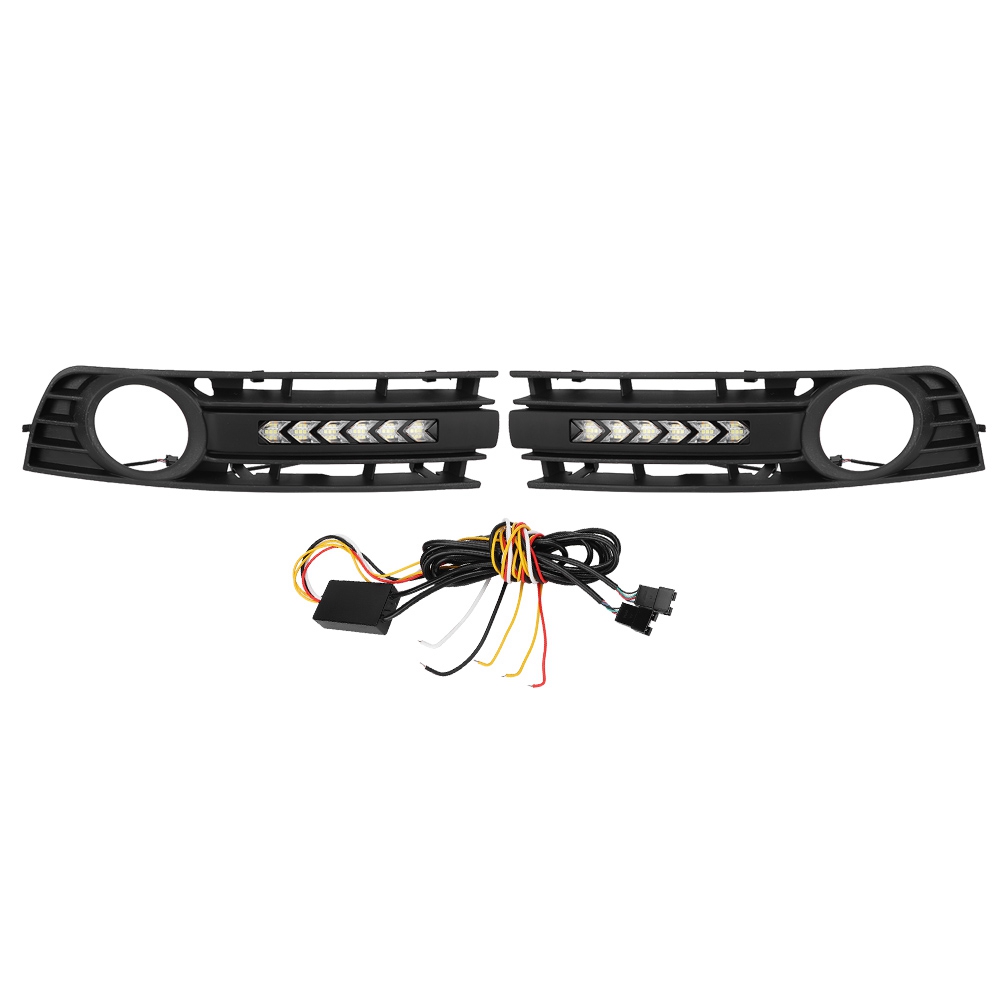 2 Stück Tagfahrlicht/nebelscheinwerfer/blinker Für Audi A4 B6 01-05 (schwarz)