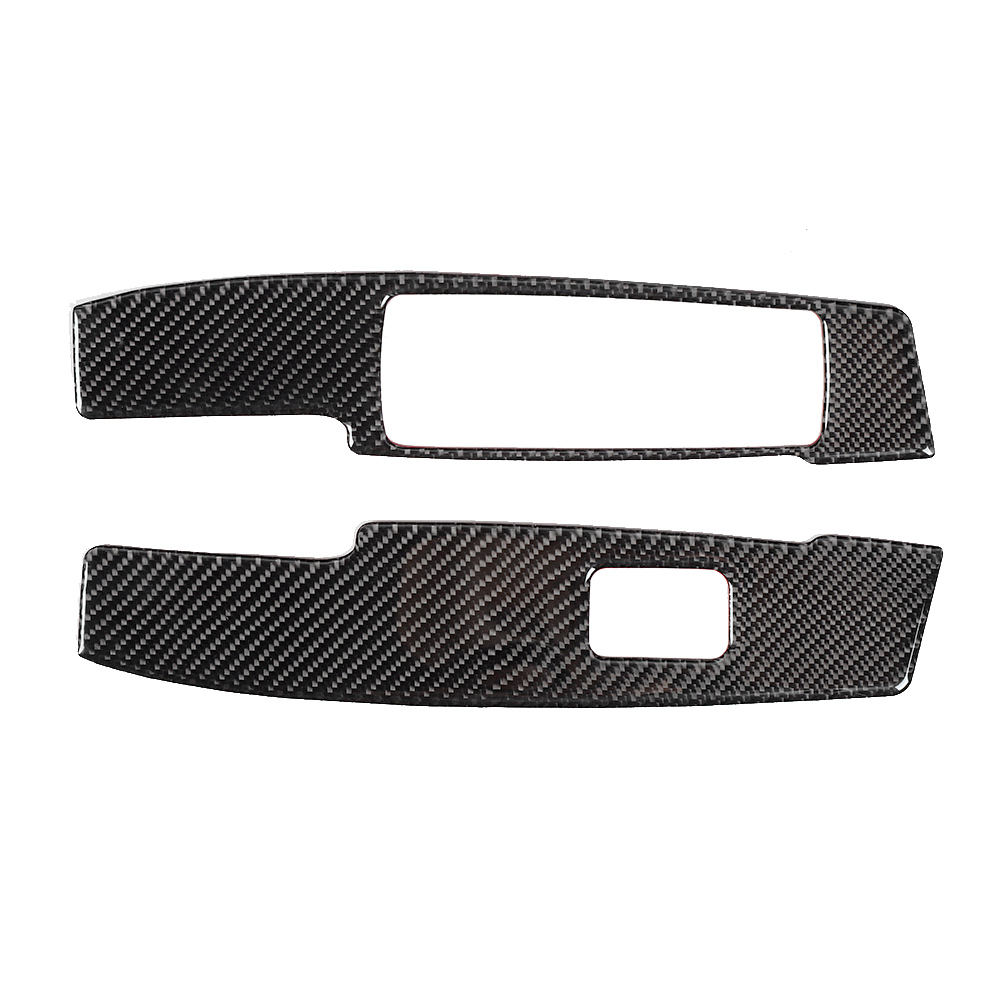 Selbstklebende Fensterheber-abdeckblenden, Passend Für Mercedes W204 C-klasse (2007–2013), Schwarze Innenausstattung