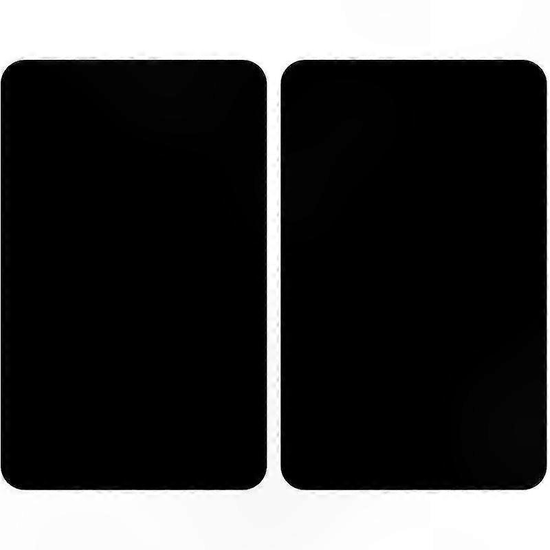 Schwarze Kochfeldabdeckungen Aus Gehärtetem Glas, 2er-set, 30 X 52 Cm, Herdschutz Für Den Hausgebrauch