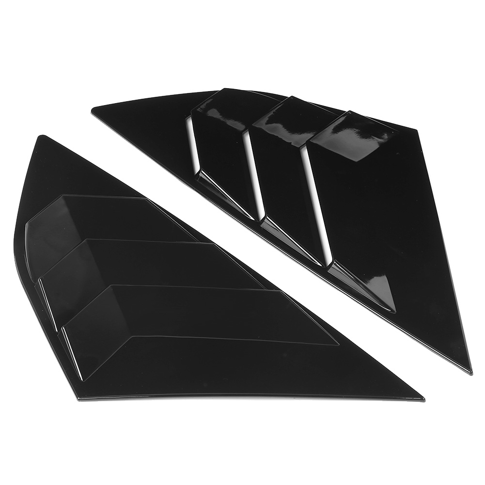 Glänzend Schwarze Hintere Sonnenblenden Für Ford Focus St Rs Mk3 12-18 - 1 Paar Dekorative Seitenfenster-zubehörteile