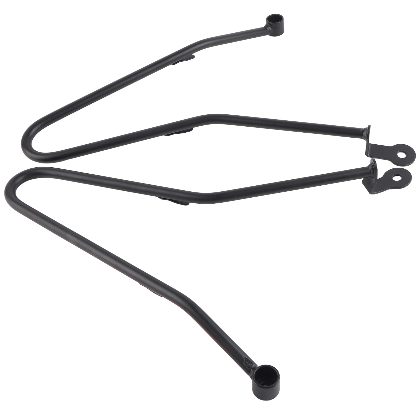 Set Aus 2 Gepäckträgern, Montagestangen Und Schutzbügeln In Schwarz Für Triumph Bonneville T100 Thruxton 900