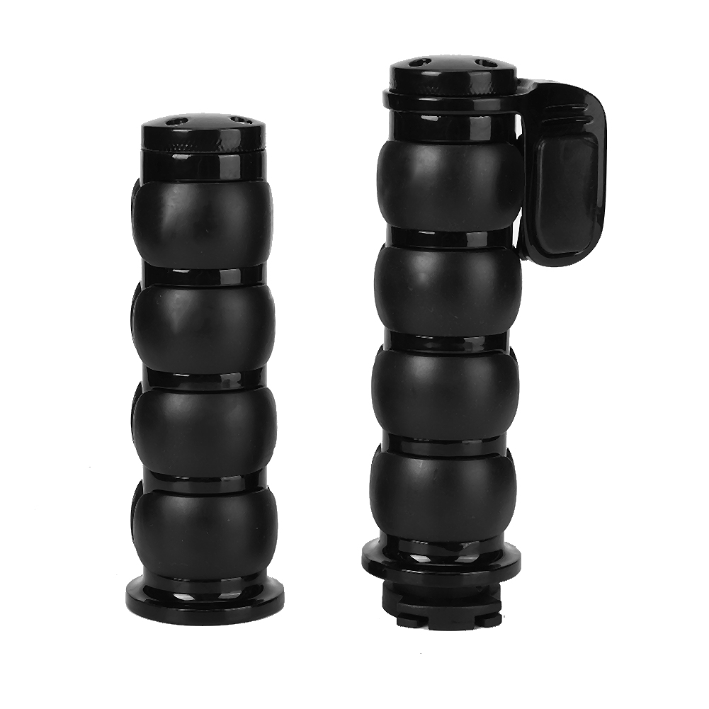 25 Mm Aluminium-lenkergriffe Mit Anti-rutsch-beschichtung Für Yamaha-motorräder, 2-teiliges Set, Schwarz
