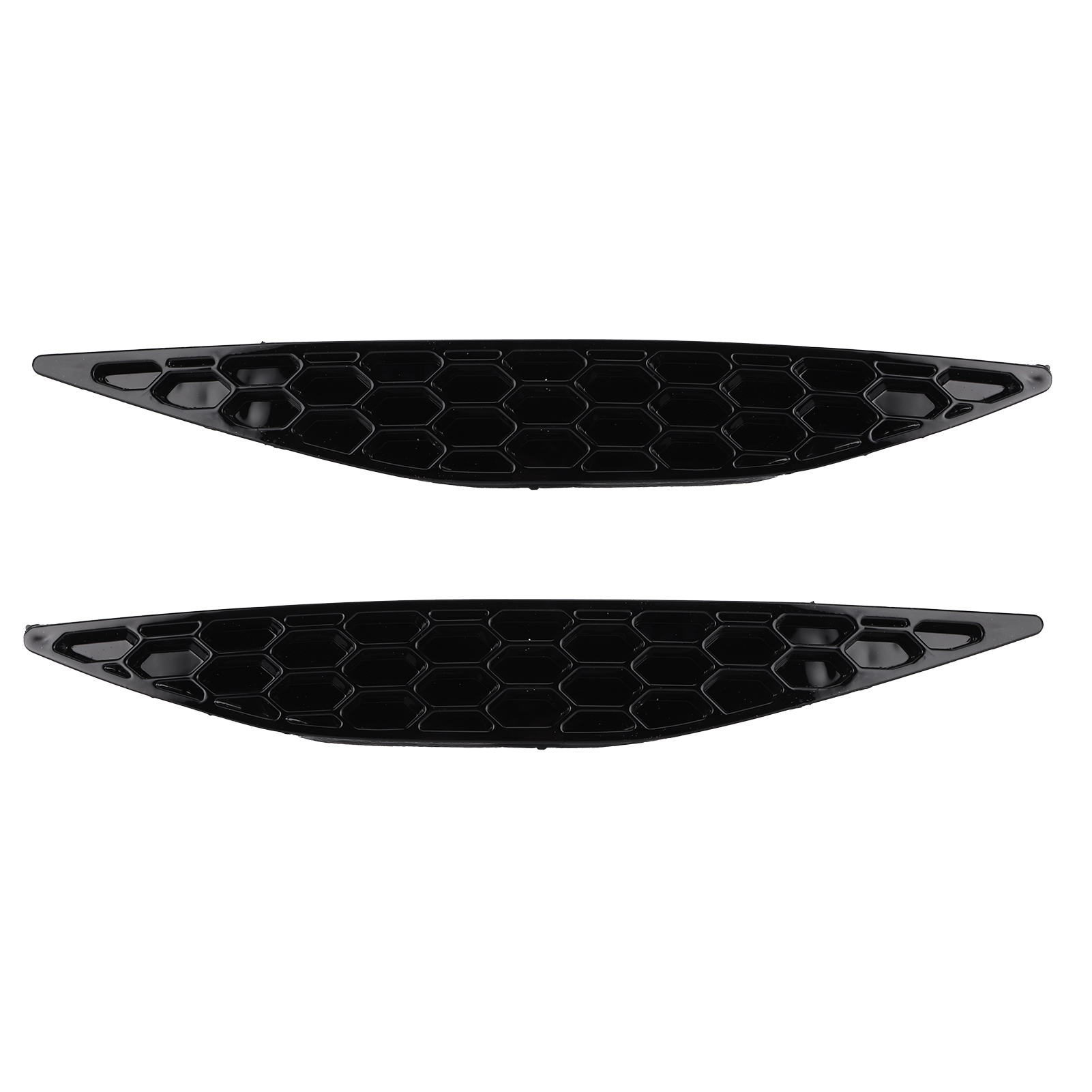 Stück Glänzend Schwarze Rückstrahler Mit Wabenstruktur, Kompatibel Mit Mk7 2013-2016