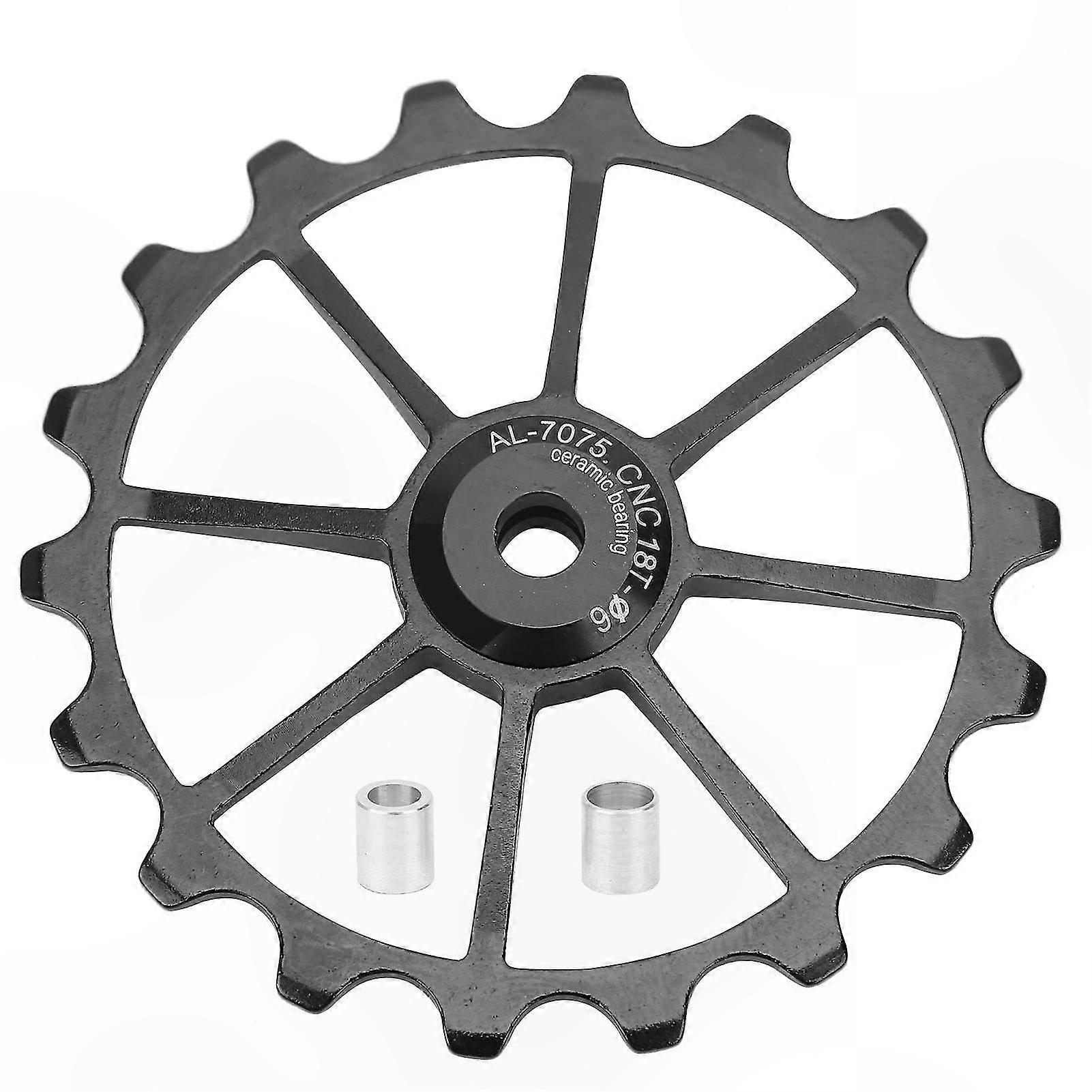 Schaltwerk Für Mountainbikes Mit Keramik-umlenkrolle – Konstruktion Aus Schwarzer Aluminiumlegierung