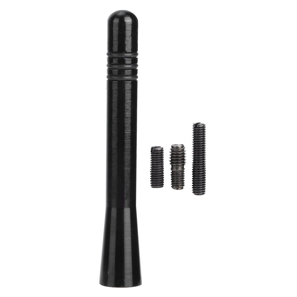 Kurze 4-zoll-metall-fm-antenne Für Ford F-150 (2009–2020), Mini-antenne, Schwarz, Außenteil