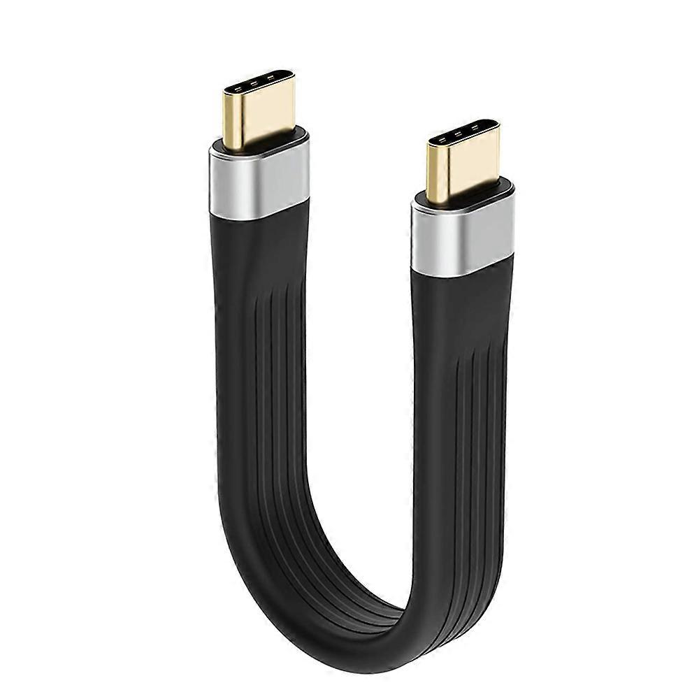Usb-c 3.1 Gen 2 4k-kabel, 60-w-pd-videoladegerät Und Synchronisierung, Kompatibel Mit Display, Daten Und Stromversorgung, Schwarz, 1 M, Hochgeschwindigkeits-verbindungskabel