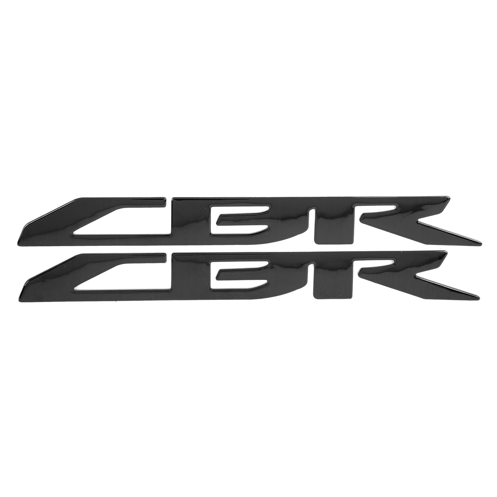 2 Motorradaufkleber Aus Weichem Kunststoff Für Honda Cbr 250r, 250rr, 500r, 650r, 650f, 954, Schwarzes Design