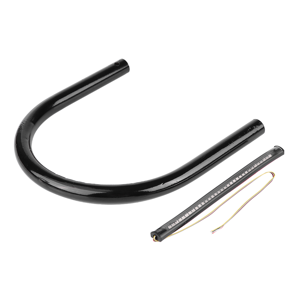 175 Mm Motorrad-heckrahmen-led-halterung, Schwarz, Rechts, Diy-zubehör Für Den Sitz