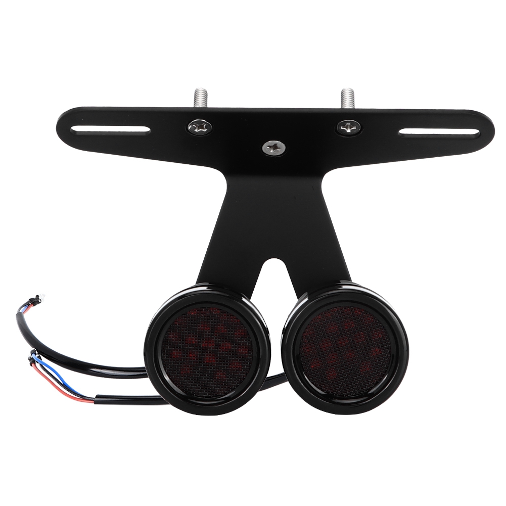 Universelle Schwarze Led-motorradbeleuchtung – 2 Hintere Brems-/blinkerlampen, Modifikation