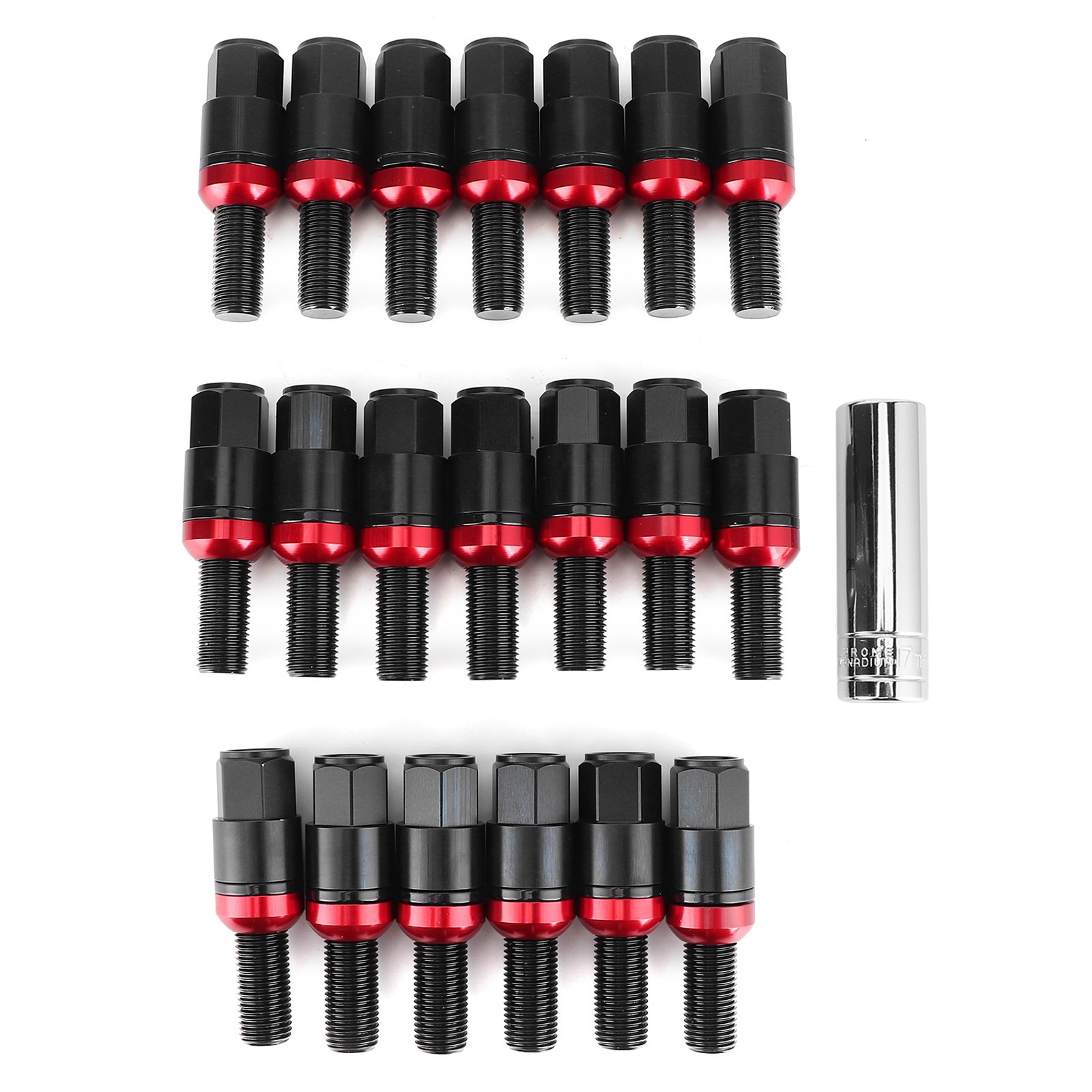M14x1,5 Mm Verstärkte Radmuttern Aus Aluminiumlegierung – 20er-packung, Passend Für 718 Boxster (982)/911 Carrera, Schwarz