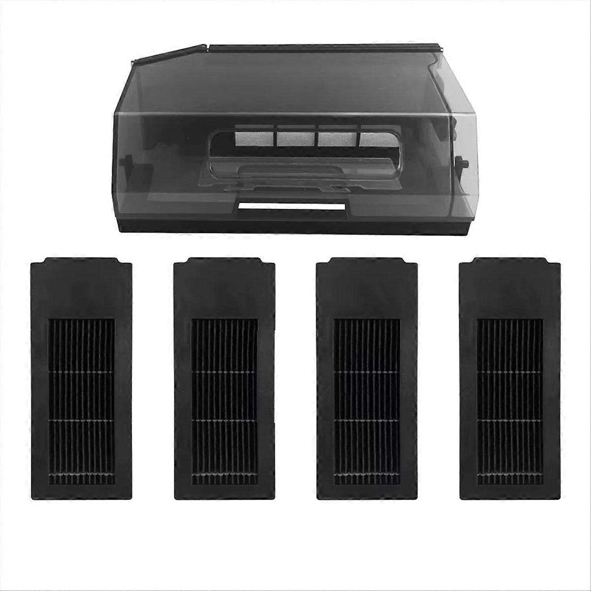 X2 / X2 Pro Saugroboter Mit Staubbehälter, Schwarz, Kompatibel Mit Filter Und Staubbehälter