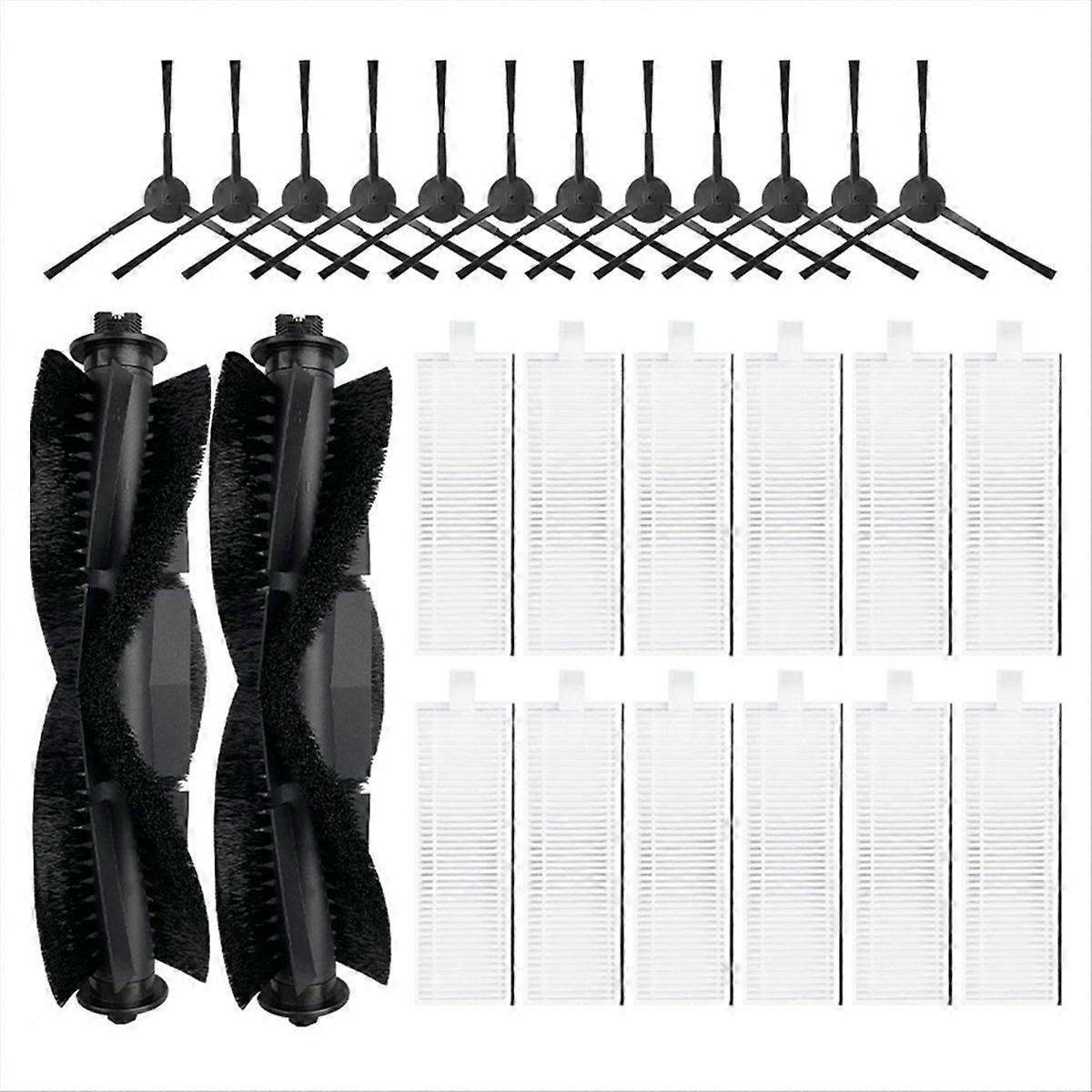 Seitenbürste Als Ersatz Für Den Roboter V3, Kompatible Rotationsbürste, Effizientes Ersatzteil Für Die Kantenreinigung, 2er-pack, Schwarz, Für Den Hausgebrauch