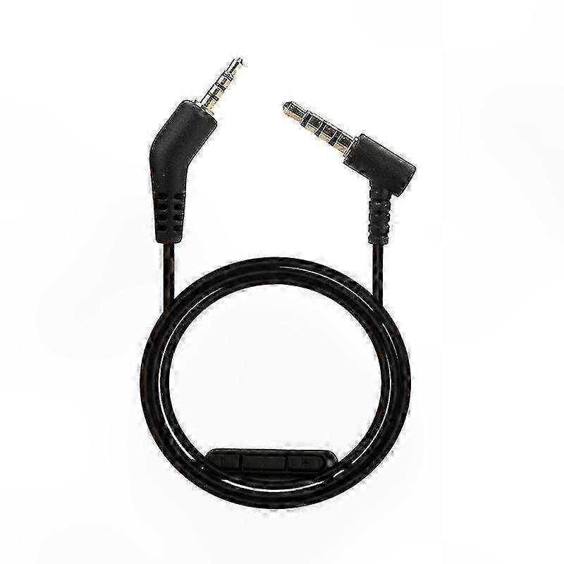 Schwarzes Ersatzkabel Mit Mikrofon Für Qc3-kopfhörer, Bose-kompatibles Audiokabel, Ladekabel Mit Integriertem Mikrofon, Ersatzzubehör Für Ohrhörer