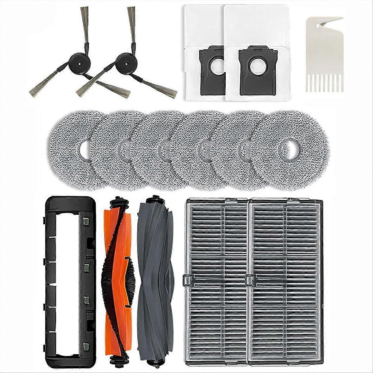 Set Mit 2 Seitenbürsten Für Die Saugroboter X40, X40 Pro Und X40 Ultra – Ersatzteile, Schwarz, Kompatibel Mit Automatischer Reinigung, Für Den Innenbereich, Langlebig Und Einfach Zu Installieren.