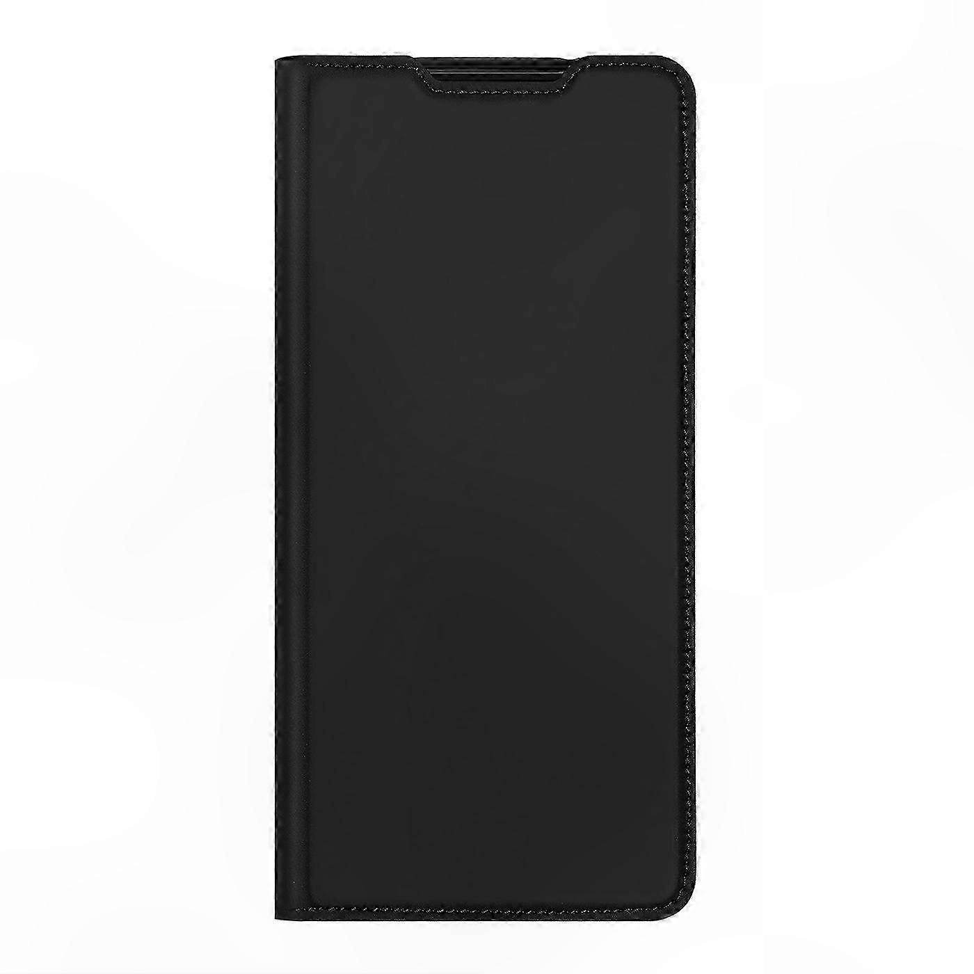 Klappbare Schutzhülle Mit Ständer Für Galaxy S22 5g Mit Kartenhalter, Automatischem Magnetverschluss, Pu-lederbezug, Displayschutzfolie Und Integriertem Aufsteller, Schwarz