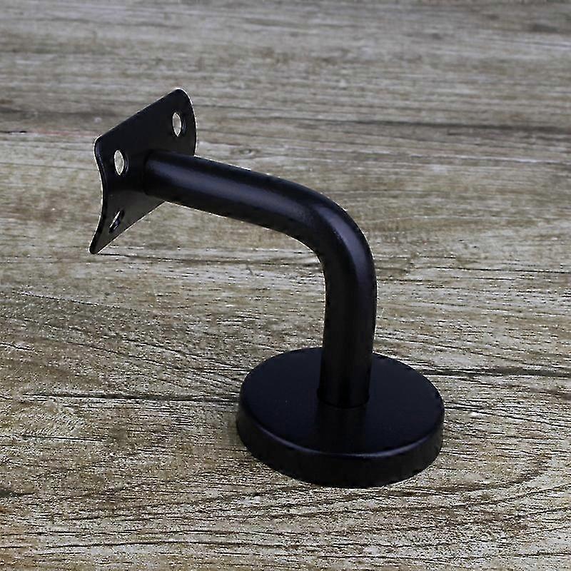 Schwarze Wandhalterung Für Handlauf, 2er-set, 60 X 60 Mm, Robuster Edelstahl, Stabile Treppenbefestigung