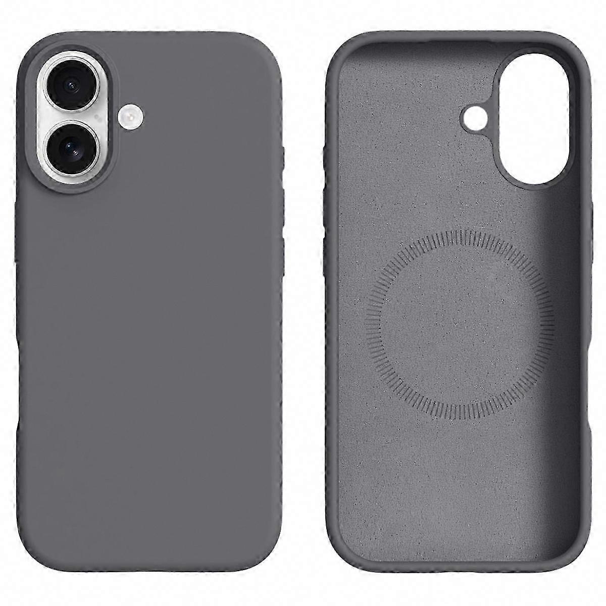 Flüssigsilikon-schutzhülle Für Iphone 17, Kompatibel Mit Magsafe, Weiche Und Leichte Schutzhülle, Stoßfest Mit Integrierten Magneten, Soft-touch-oberfläche, Schwarz, 1 Stück