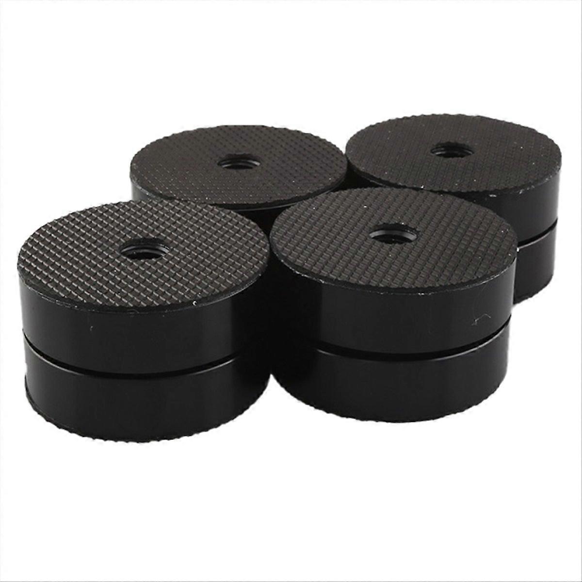 4 Stück Hifi-isolierpads, Lautsprecherfüße, Stoßdämpfer, Stützen, Schwarz