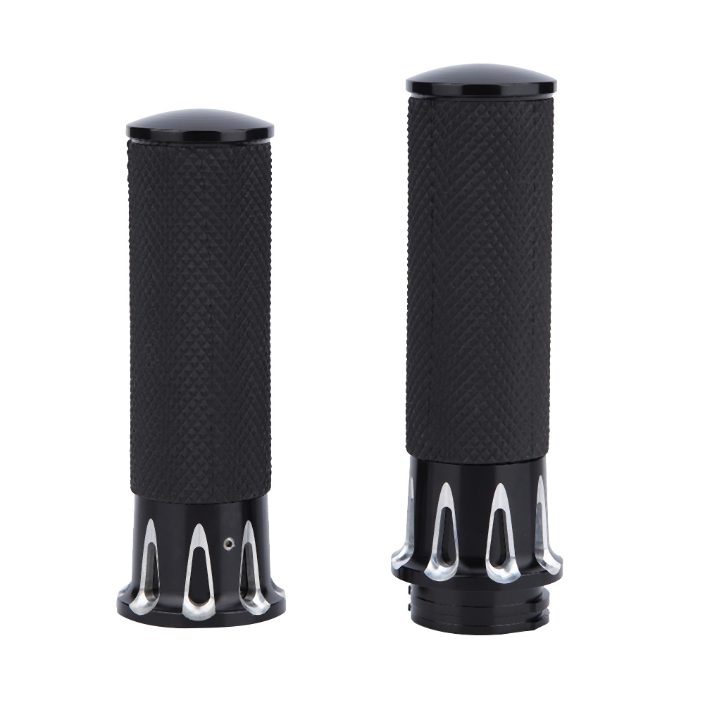 Schwarzer, Rutschfester Gummigriff Für Universelle 25-mm-motorradlenker, 1 Paar, Lenkergriff.