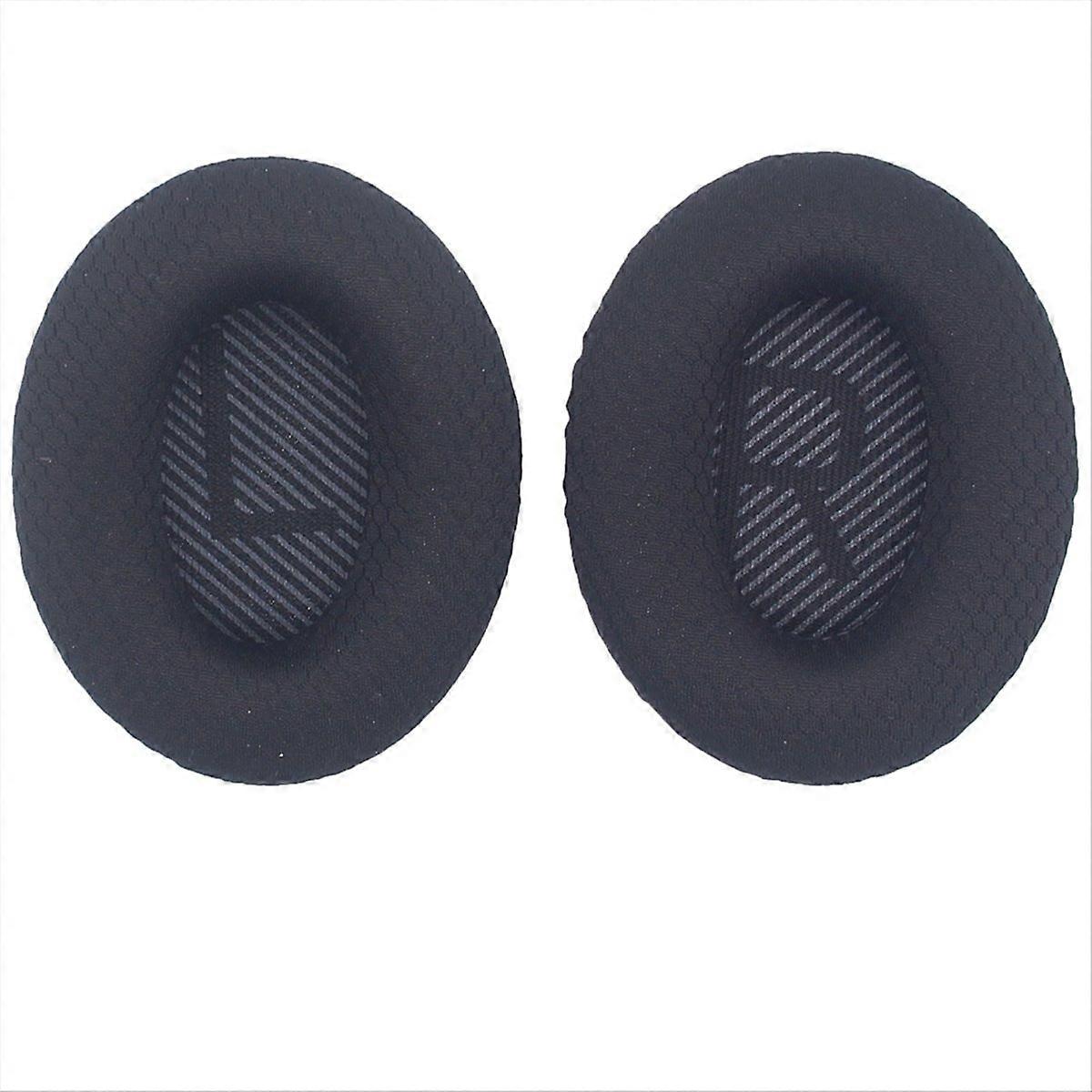 Ohrpolster Für Kabellose Kopfhörer Qc35, Schwarz, Hochwertige Polsterung, Kompatibel Mit Bose Qc35, Ersatzteile, Optimaler Tragekomfort, Memory-schaum, 1 Paar, Einfacher Austausch, Audio-ohrhörer