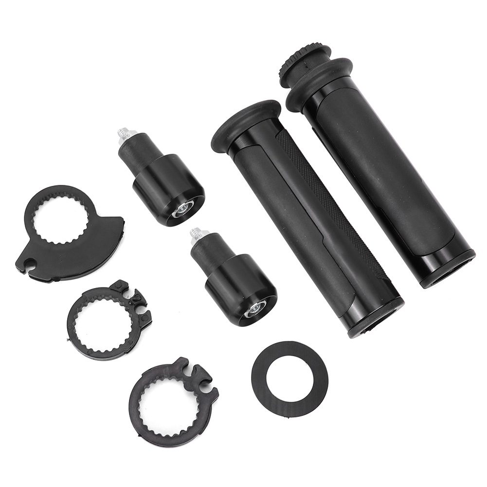 Motorradlenkergriffe Aus Aluminium Und Gummi – Schwarzes Zubehör