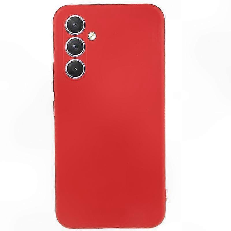 Tpu-schutzhülle Mit Faserverstärkung Für 5g-smartphones – Gummierte Hülle, Kompatibel Mit Samsung Galaxy A54, Schwarz