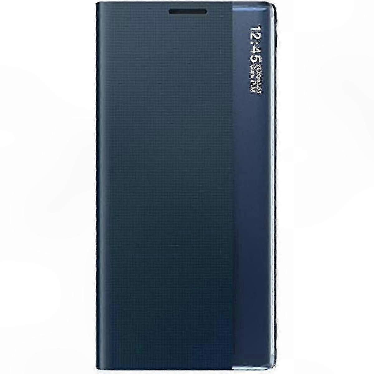 Klappbare Lederhülle Mit Spiegel Und Integriertem Ständer Für Samsung S20 Fe, Brieftaschenhülle Mit Magnetverschluss, Schutzhülle Mit Ausklappbarem Ständer, Kompatibel Mit Galaxy S20 Fe, Schwarz