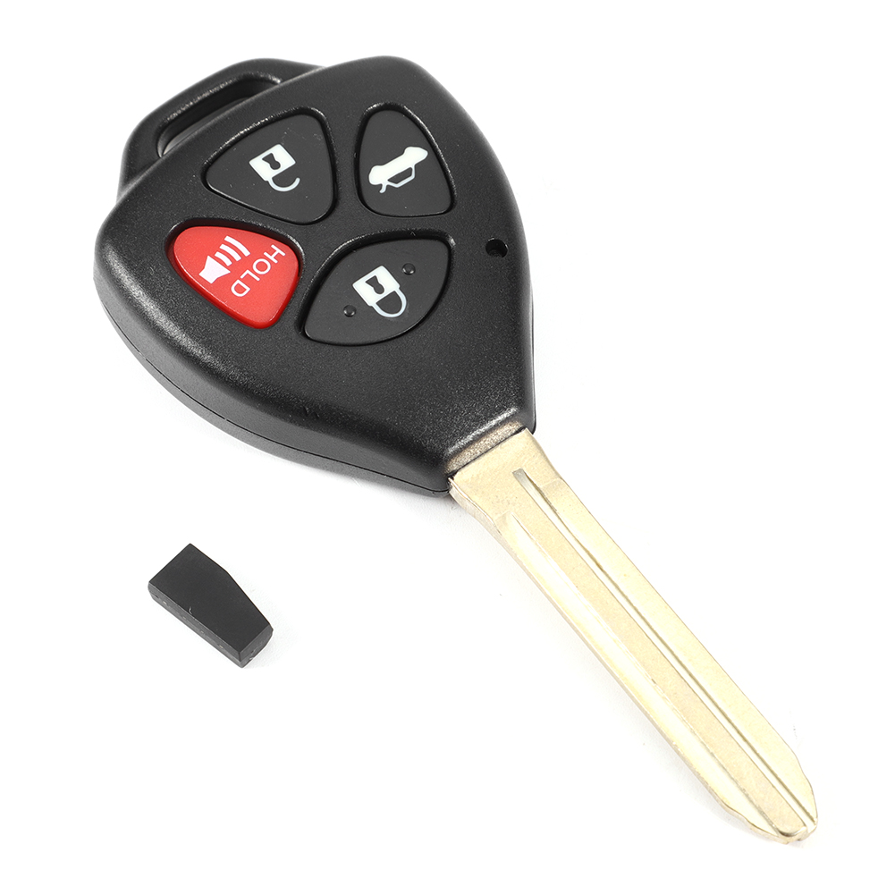 Schwarze 4-tasten-ersatzfernbedienung Für Toyota Corolla 2008-2010