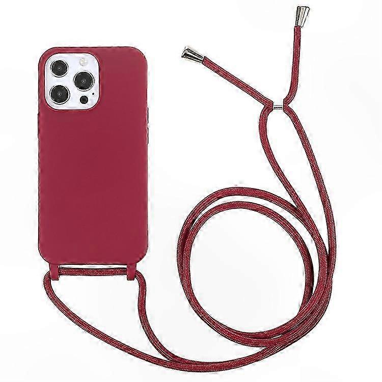 16 Pro Max Soft Tpu Stoßfeste Hülle Mit Verstellbarem Band, Verstärktem Schutz, Flexibler Und Langlebiger Hülle, Praktisches Handy-zubehör, Schwarz