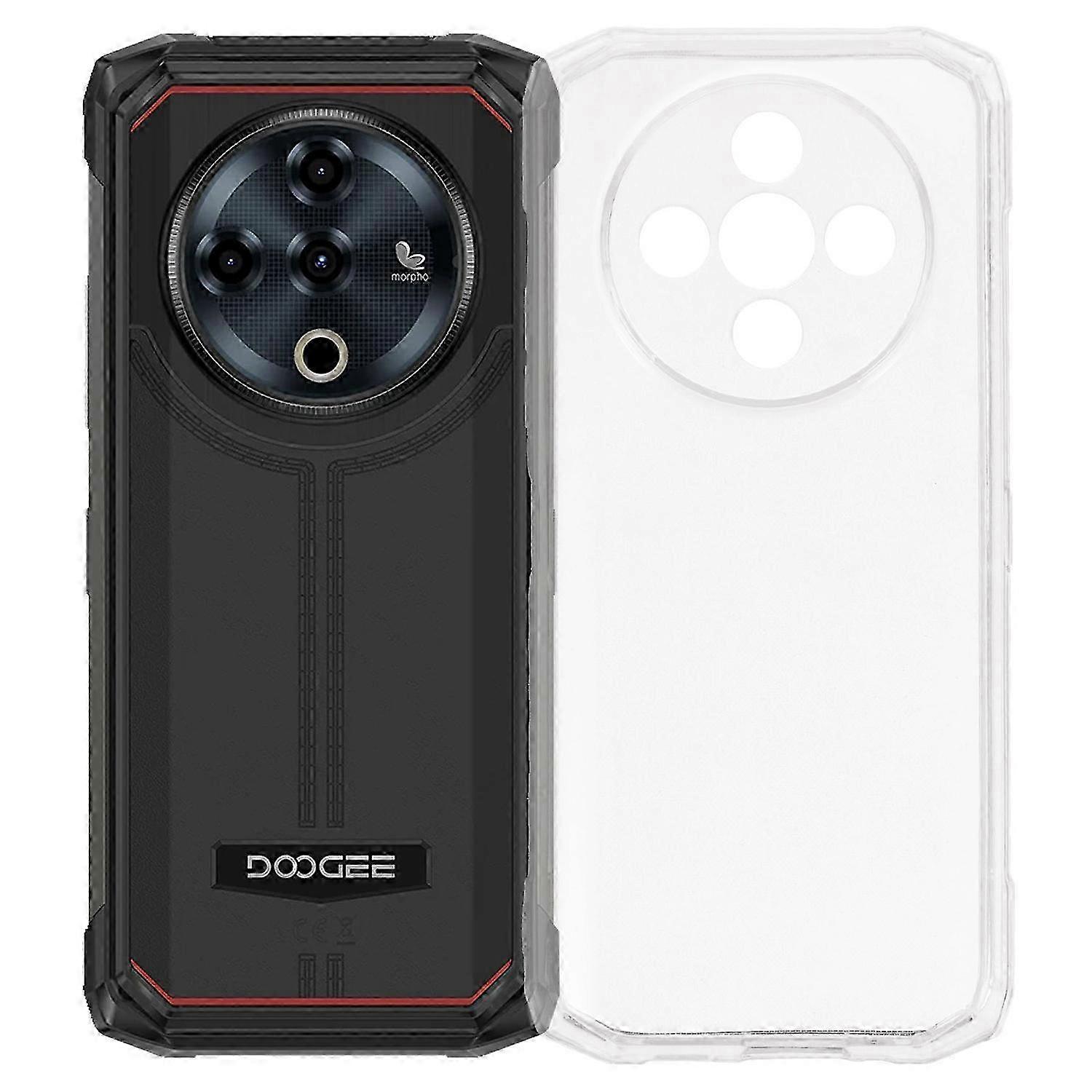 Doogee Fire 6 Hülle, Stoßfeste Tpu-hülle Mit Fallschutz, Schwarz, Stoßfest, Leise Und Robust