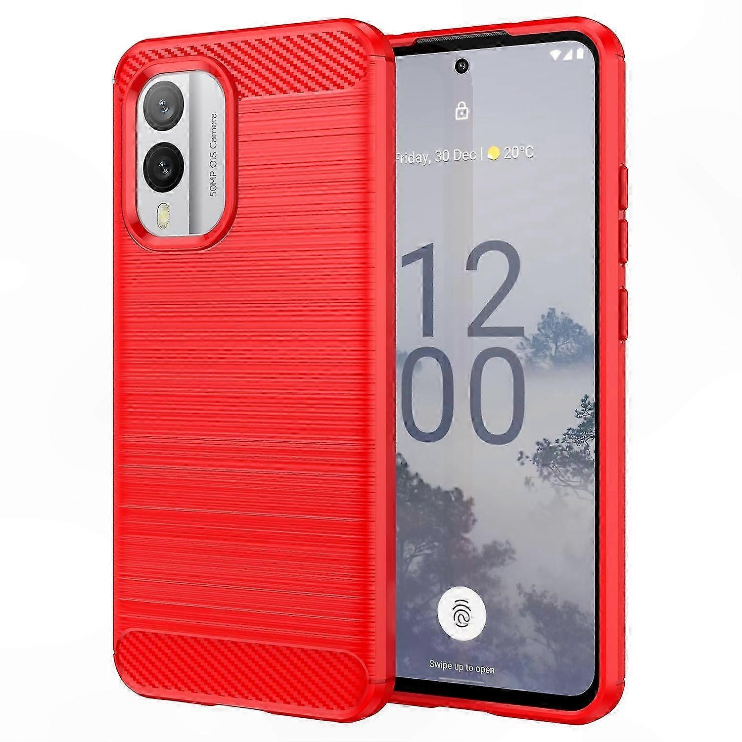 Weiche Tpu-schutzhülle Für Nokia X30 5g, Schlank Und Robust, Schwarz, Kompatibel Mit Dem Smartphone, Stoßfest Und Rutschfest