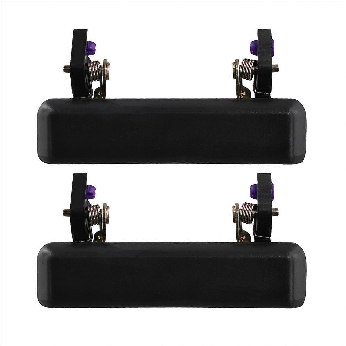 Schwarze Auto-außentürgriffe - 2er-set, Außenseitengriffe Für Fahrzeuge, Universelles Ersatzteil, Mattschwarze Oberfläche, Robust Und Langlebig.