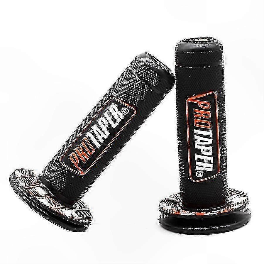Mx-gummigriffe Mit Doppelter Dichte Für 7/8"-lenker, Motocross, Pitbike, Rutschfest, 2er-set, Schwarz