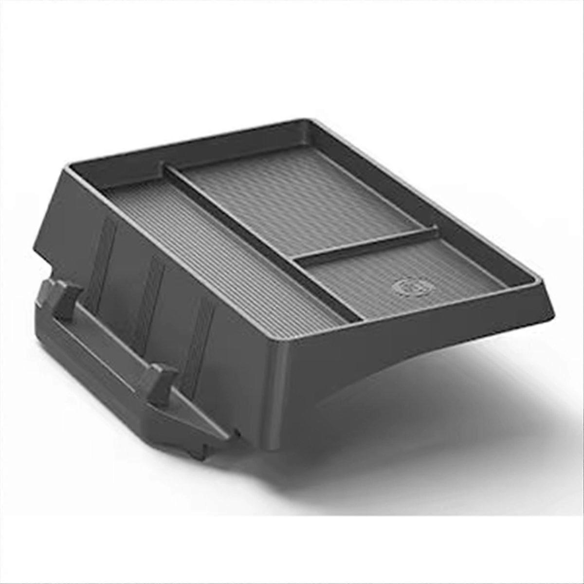 Aufbewahrungsfach Für Tesla Model Y, Schwarzes Silikon, Organizer Für Die Mittelkonsole, Rutschfeste Schutzhülle