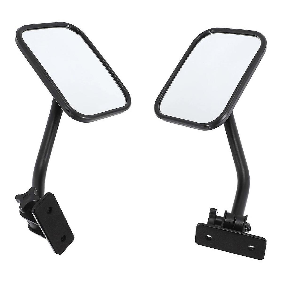 Abnehmbare Schwarze Außenspiegel Für Jeep Tj, Jk, Lj – 2er-pack, Außenspiegel, Rohrform