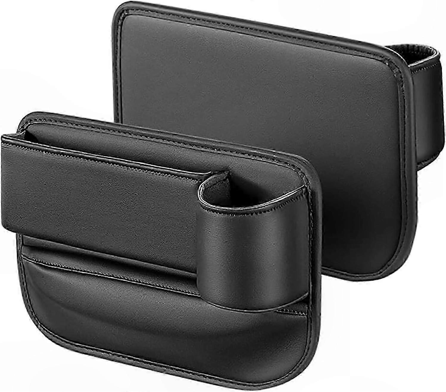 Autositz-organizer Mit Aufbewahrungstasche, Seitlichem Fach Für Geldbörse Und Accessoires, Schwarz